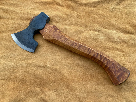 Carving Axe with Tiger Maple handle