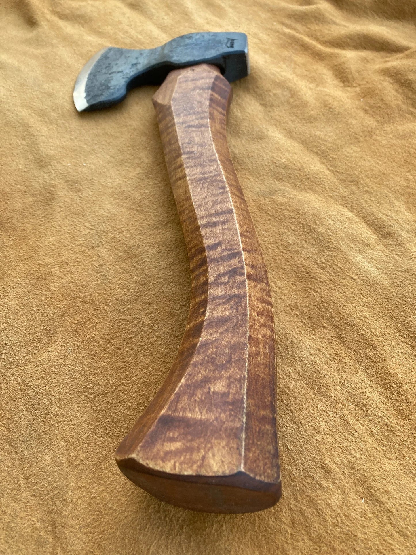 Carving Axe with Tiger Maple handle