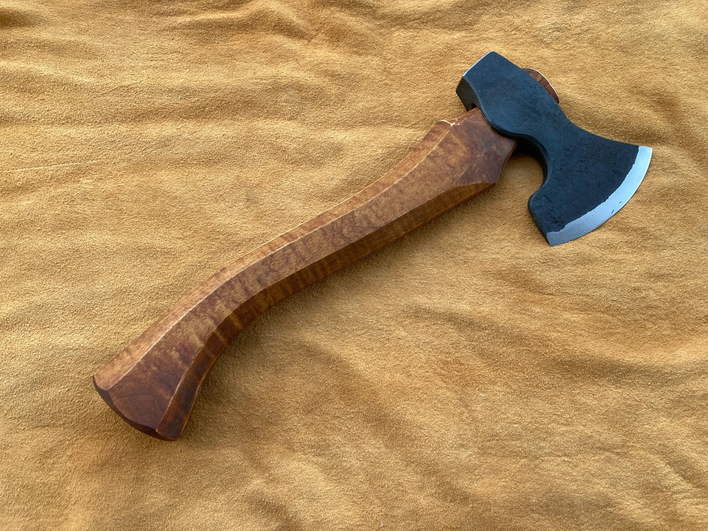 Carving Axe with Tiger Maple handle