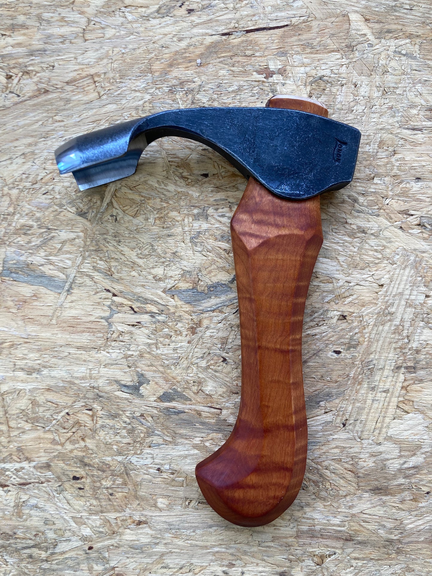Spoon Adze with Tiger Maple Handle