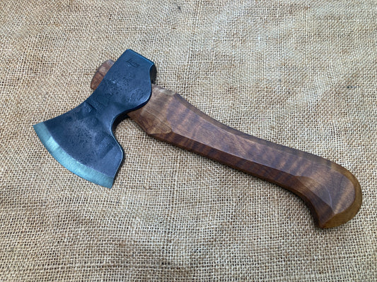 Spoon Carving Axe with Tiger Maple Handle