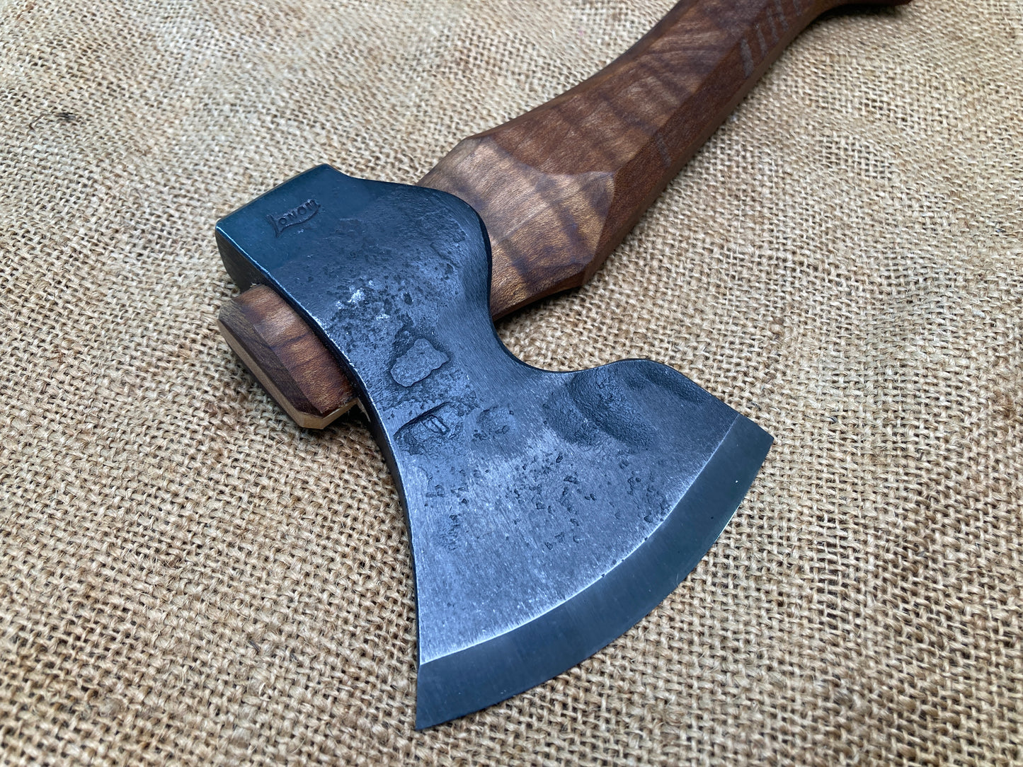 Spoon Carving Axe with Tiger Maple Handle
